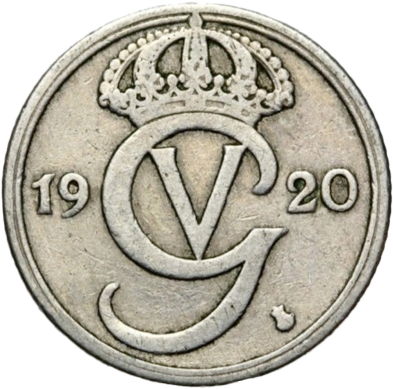 Mynt med nickel och inte silver.