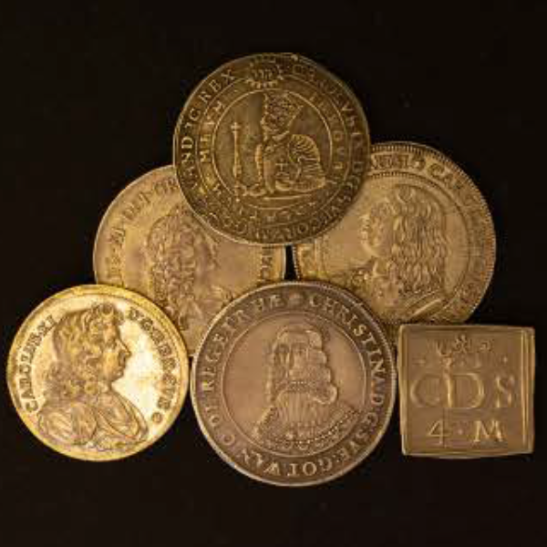 Svensk 1 krona 1942, silver